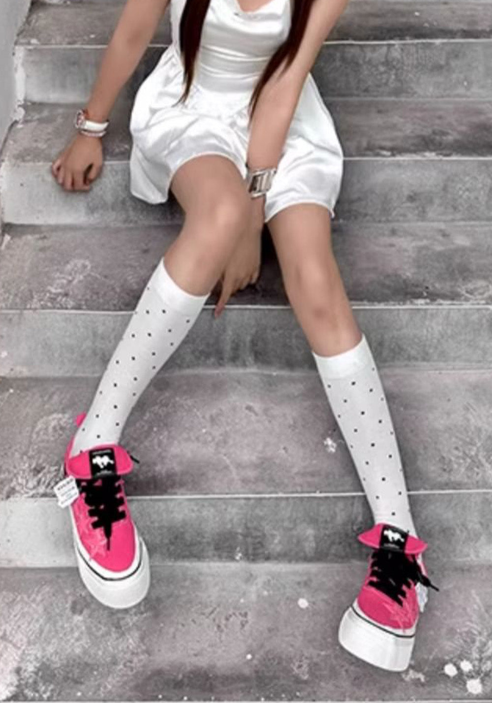 KAALIXTO丨Cheese Raspberry Pink Canvas Star Shoes - PSYLOS 1, KAALIXTO丨Cheese Raspberry Pink Canvas Star Shoes, Canvas Sneakers, KAALIXTO•JAPAN, PSYLOS 1