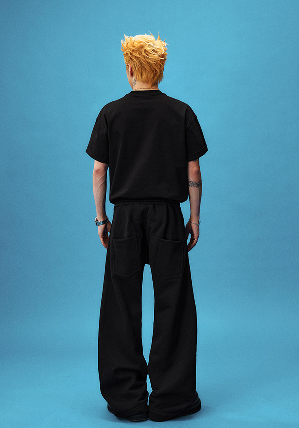 YADcrew丨Pearl Puzzle Logo Scimitar Sweatpants - PSYLOS 1, YADcrew丨Pearl Puzzle Logo Scimitar Sweatpants, Pants, YADcrew•JAPAN, PSYLOS 1