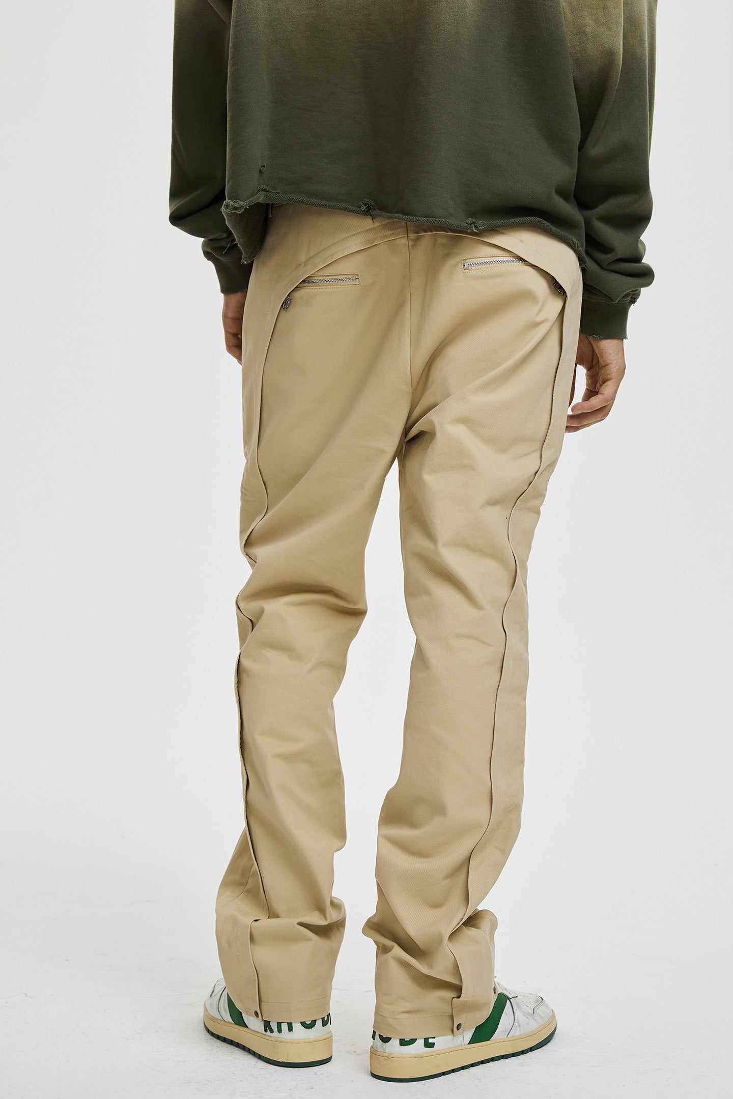 Khaki Men's Twill Pants