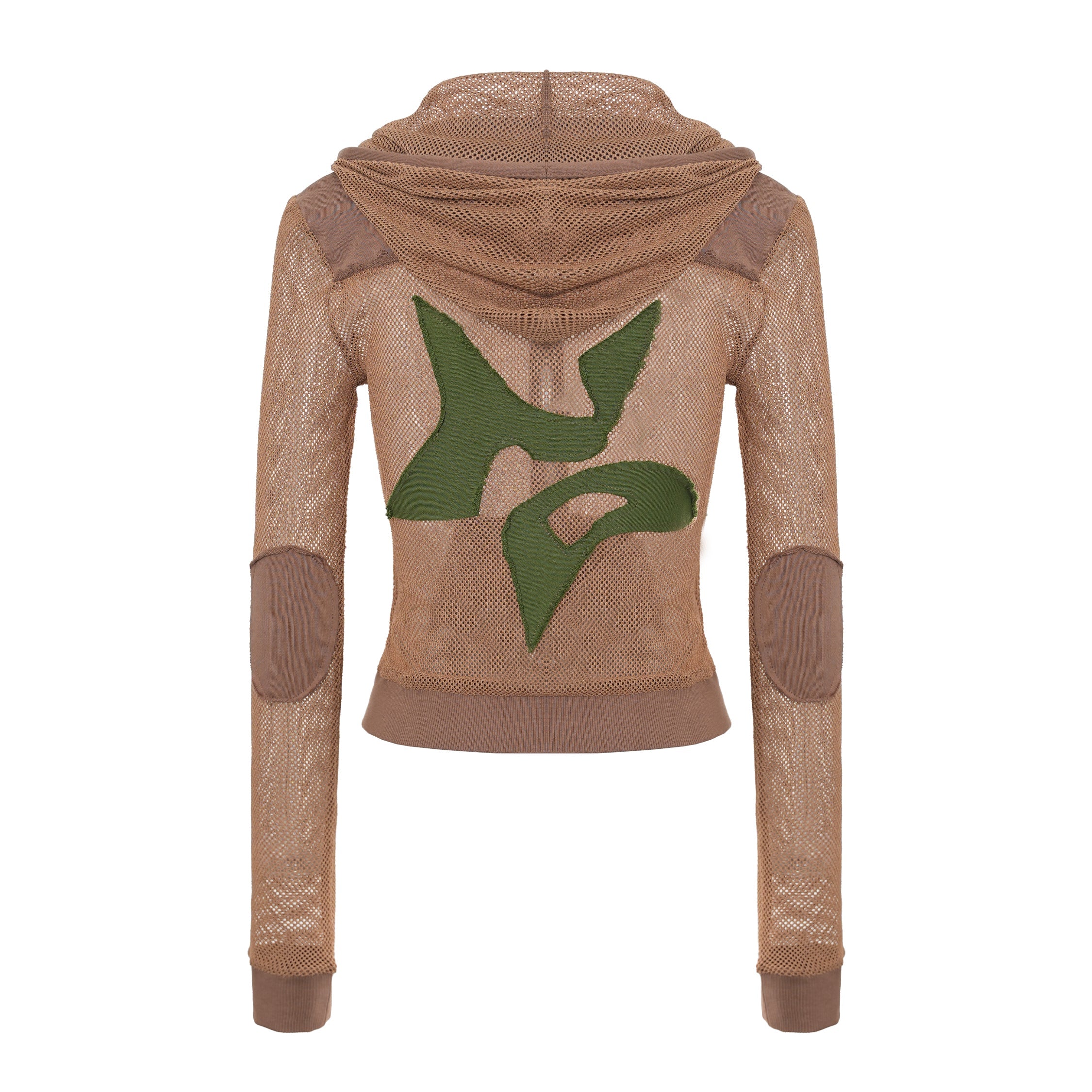 Star Patch Mesh Sweatshirt Jacket - PSYLOS 1, Star Patch Mesh Sweatshirt Jacket, Coat, NyDkyel, PSYLOS 1