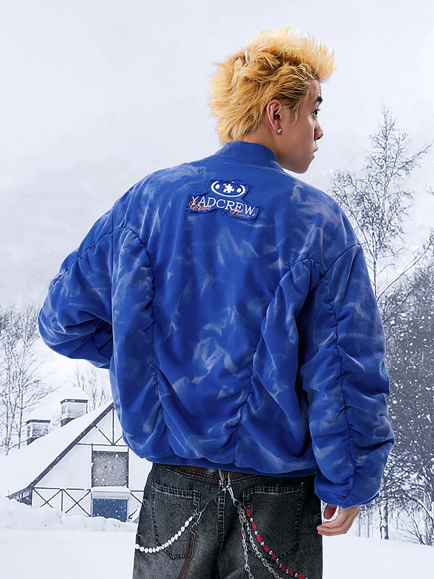 YADcrew | Heavy Washed Distressed Long Sleeve Jacket - PSYLOS 1, YADcrew | Heavy Washed Distressed Long Sleeve Jacket, Jacket, YADcrew•JAPAN, PSYLOS 1