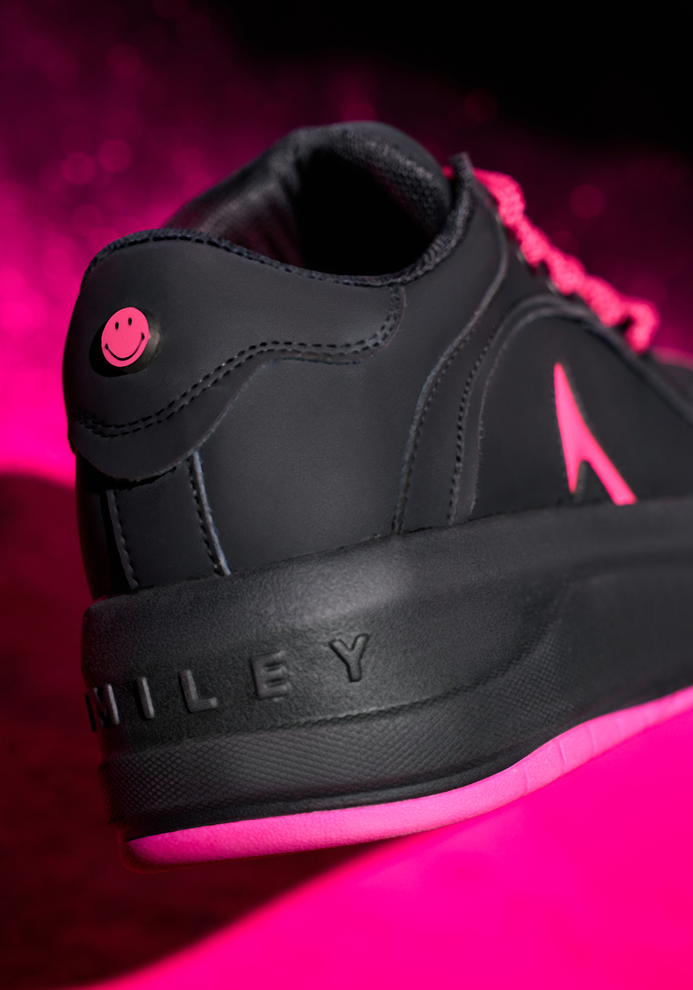 SMILEY丨Big Head Shoes Series-Black/Rose Red - PSYLOS 1, SMILEY丨Big Head Shoes Series-Black/Rose Red, Chunky Sneakers, SMILEY•JAPAN, PSYLOS 1