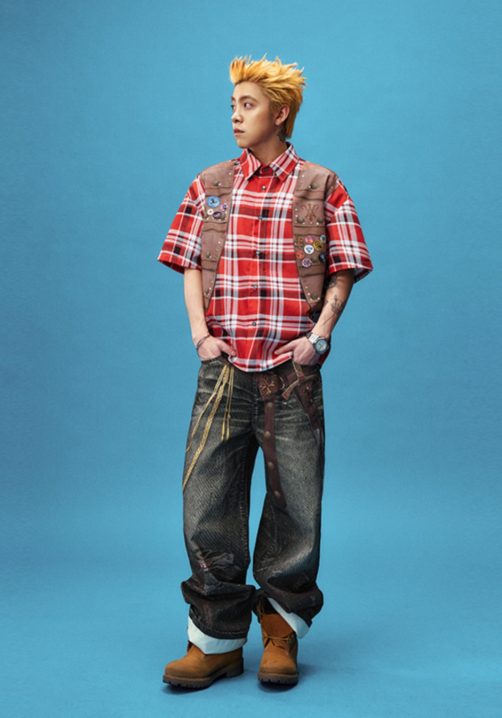 YADcrew丨YADcrew Blood Knight Jeans - PSYLOS 1, YADcrew丨YADcrew Blood Knight Jeans, Jeans, YADcrew, PSYLOS 1