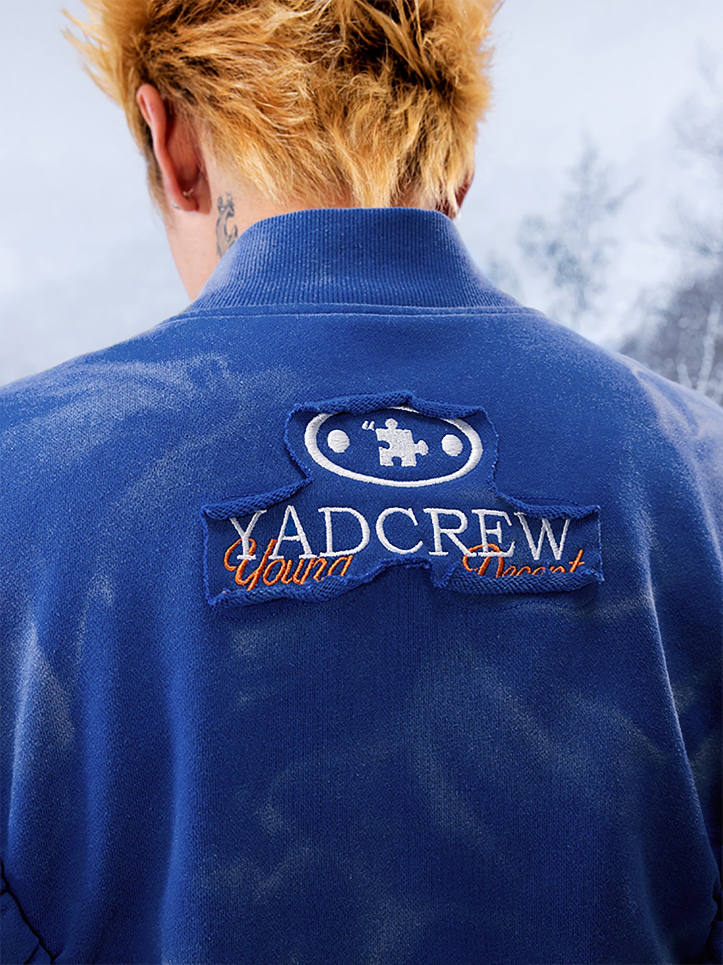 YADcrew | Heavy Washed Distressed Long Sleeve Jacket - PSYLOS 1, YADcrew | Heavy Washed Distressed Long Sleeve Jacket, Jacket, YADcrew•JAPAN, PSYLOS 1