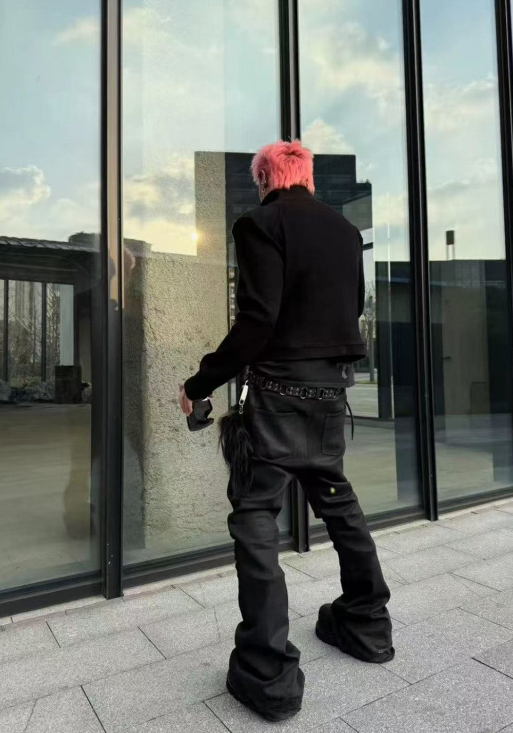 Disark│Knitted Shoulder-Pad Cardigan - PSYLOS 1, Disark│Knitted Shoulder-Pad Cardigan, Top, Disark, PSYLOS 1