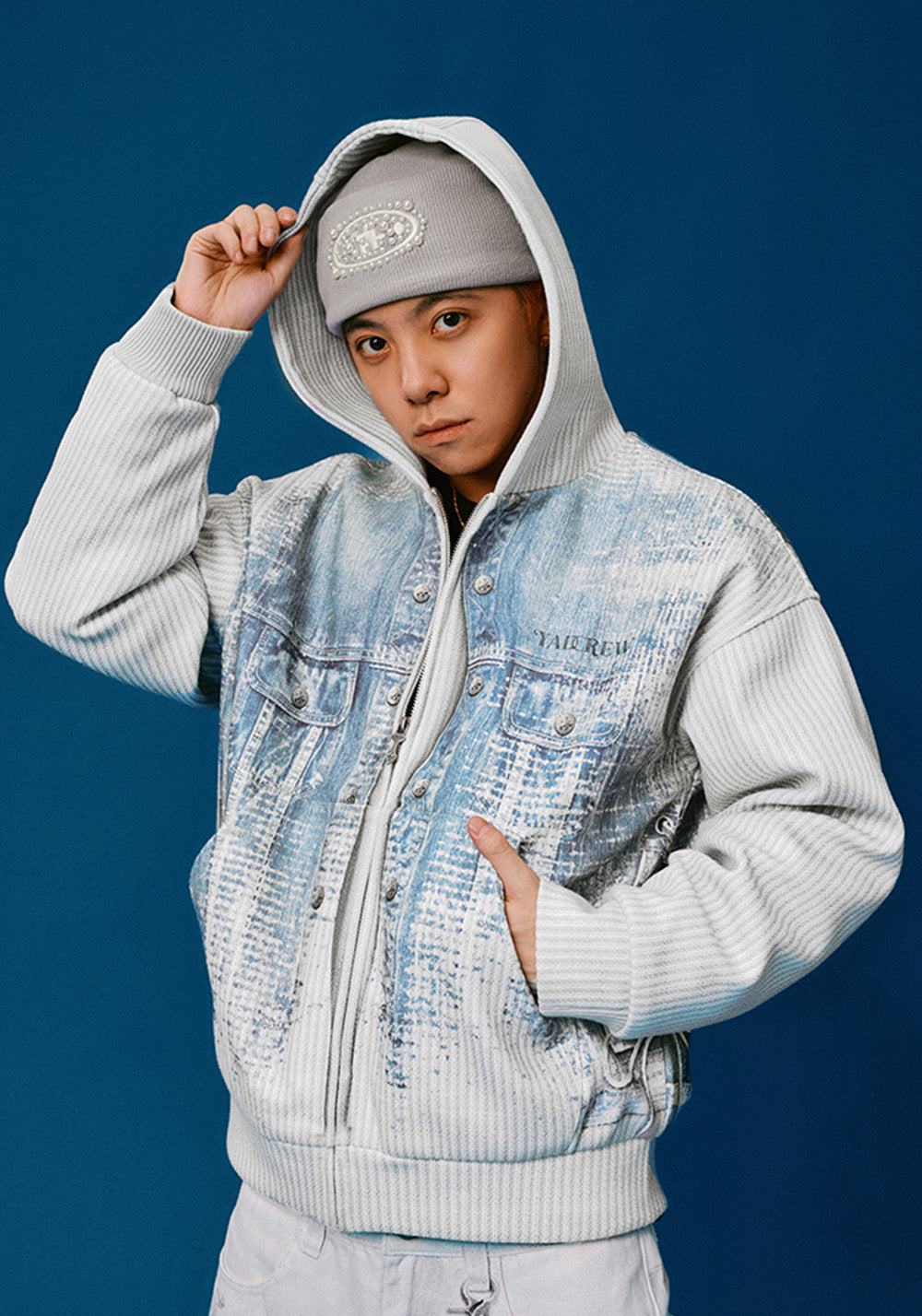 YADcrew丨Pearl Jigsaw Logo Knit Hat - PSYLOS 1, YADcrew丨Pearl Jigsaw Logo Knit Hat, cap, YADcrew•JAPAN, PSYLOS 1