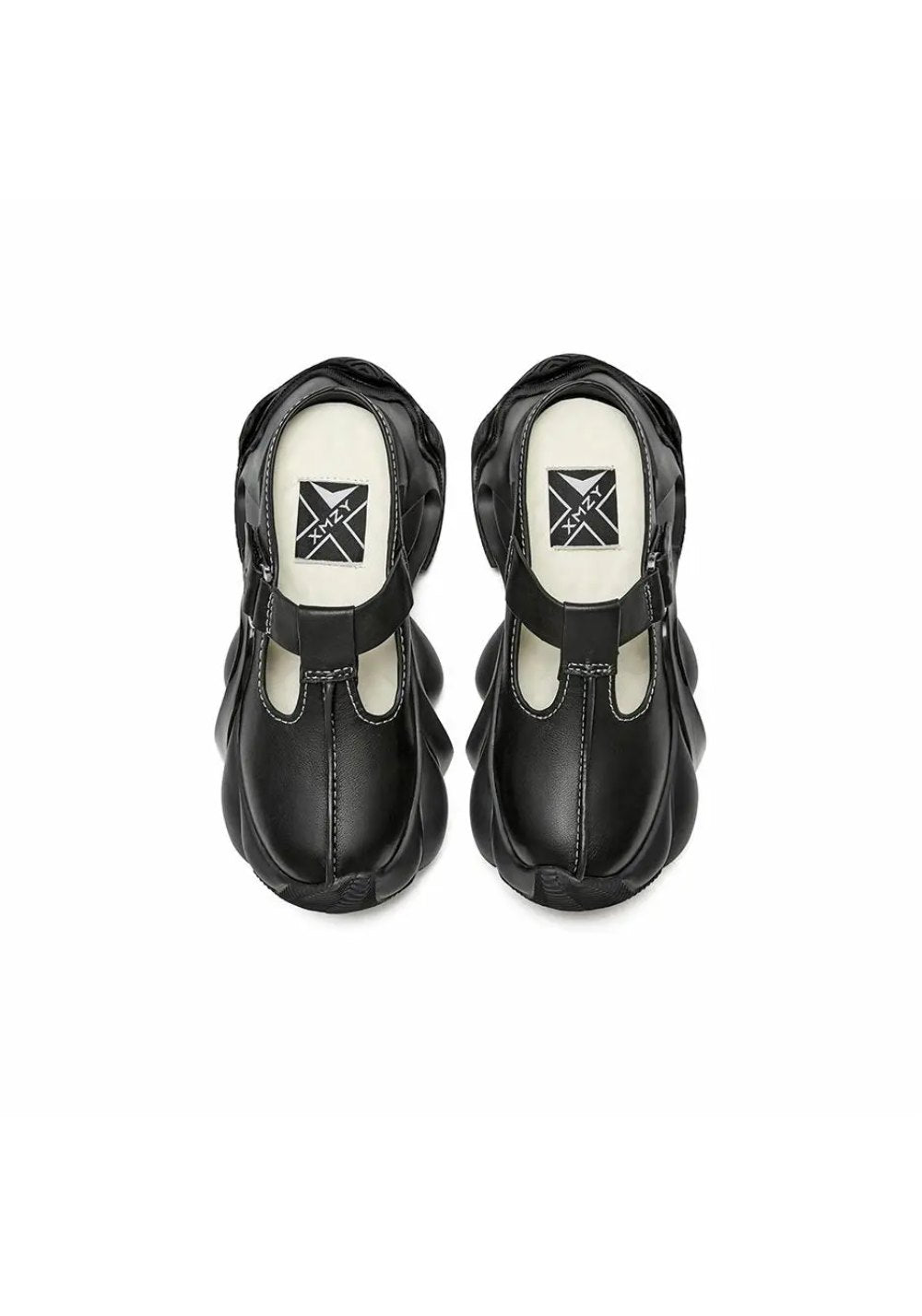 XMZY | Platform Closed-Toe Slides-Black - PSYLOS 1, XMZY | Platform Closed-Toe Slides-Black, Slippers, XMZY•JAPAN, PSYLOS 1