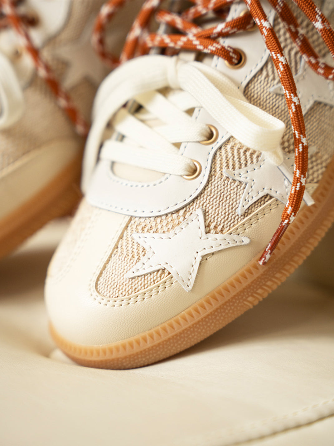 KAALIXTO | Classic Star Trainer Breathable Casual Shoes-Beige - PSYLOS 1, KAALIXTO | Classic Star Trainer Breathable Casual Shoes-Beige, Retro Trainers, KAALIXTO•JAPAN, PSYLOS 1