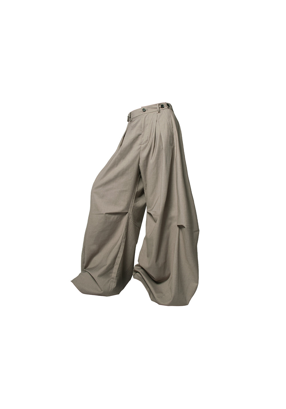 RELABEL丨Pleated And Draped Loose-Fitting Scimitar Suit Pants - PSYLOS 1, RELABEL丨Pleated And Draped Loose-Fitting Scimitar Suit Pants, Pants, RELABEL, PSYLOS 1