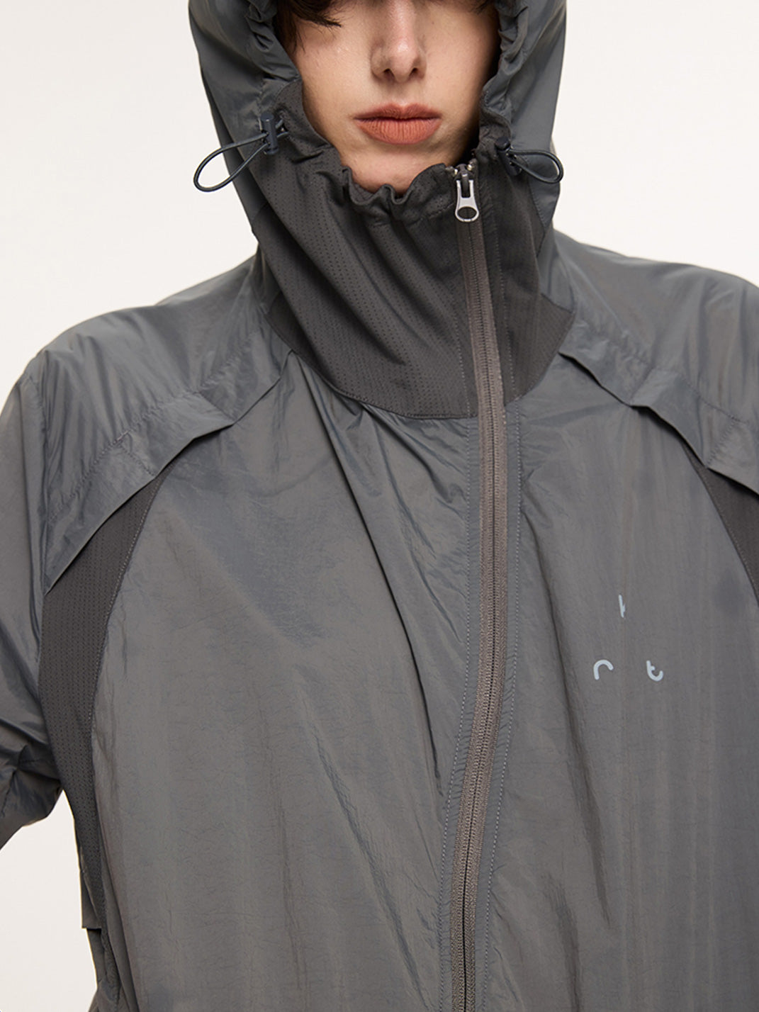 KREATE | Sun Block Asymmetrical Hooded Wind Breaker - PSYLOS 1, KREATE | Sun Block Asymmetrical Hooded Wind Breaker, Tops, KREATE, PSYLOS 1