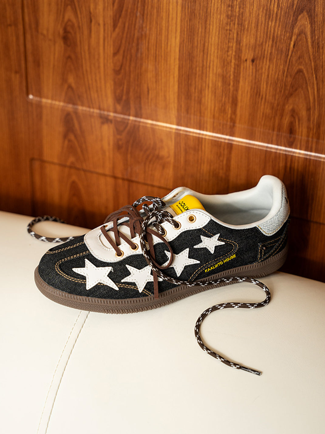 KAALIXTO | Classic Star Trainer Breathable Casual Shoes-Black - PSYLOS 1, KAALIXTO | Classic Star Trainer Breathable Casual Shoes-Black, Retro Trainers, KAALIXTO•JAPAN, PSYLOS 1