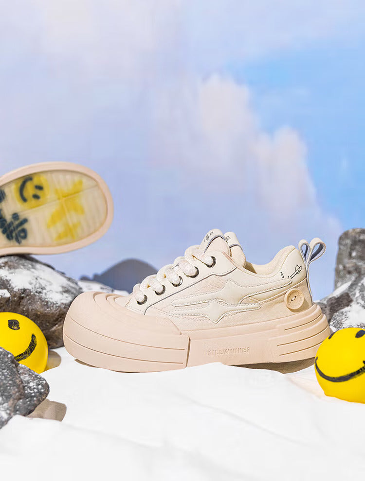 KILLWINNER丨Smile Life Sneaker - Beige - PSYLOS 1, KILLWINNER丨Smile Life Sneaker - Beige, Chunky Sneakers, KILLWINNER•JAPAN, PSYLOS 1