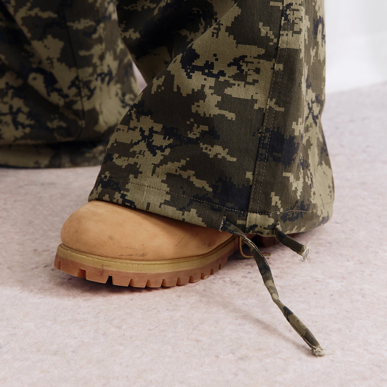 Burnin* "2503" Digital Camouflage Wide-Leg Pants - PSYLOS 1, Burnin* "2503" Digital Camouflage Wide-Leg Pants, Pants, Burnin, PSYLOS 1