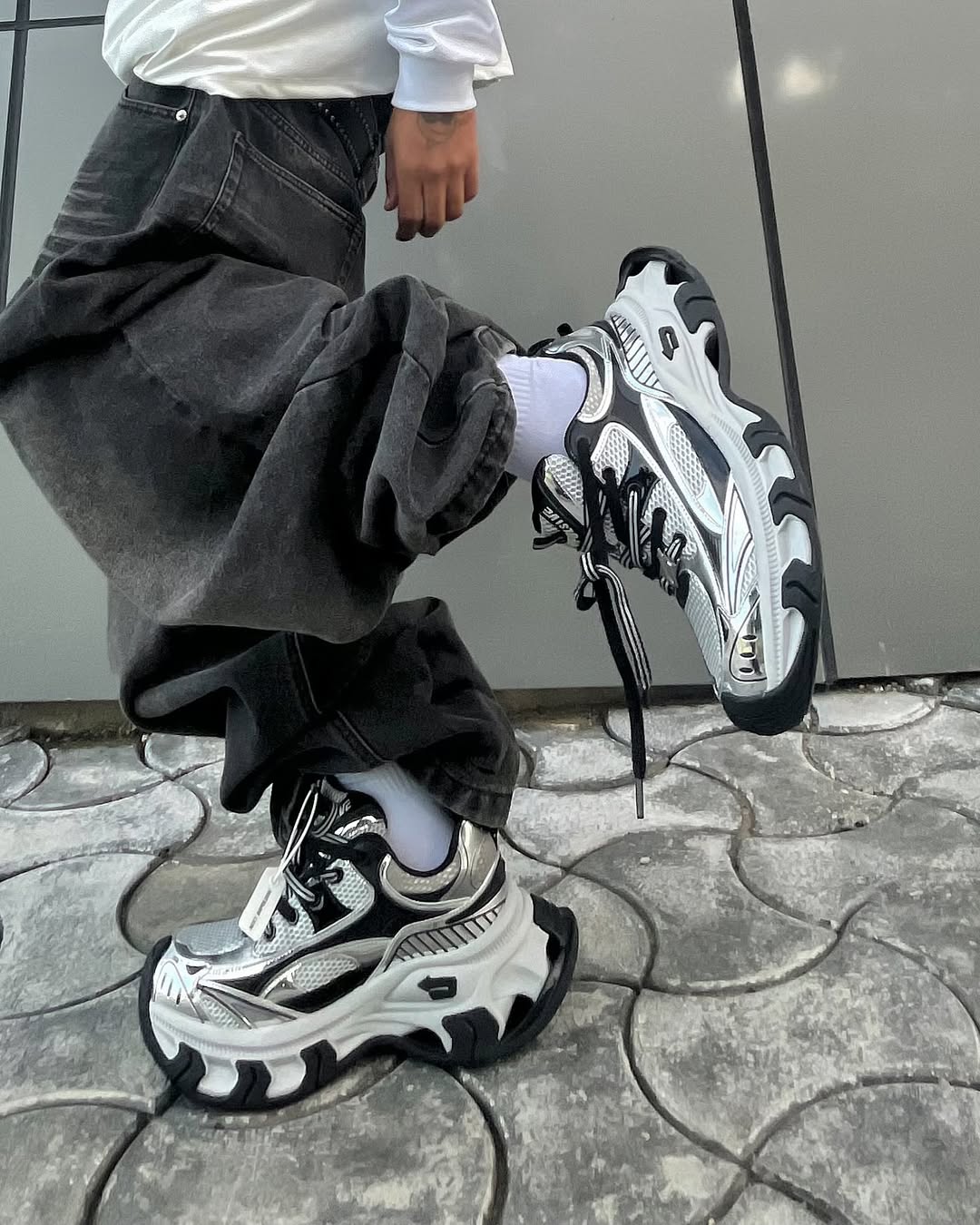 NEXT IMPULSIVE丨Papillon Series-Black - PSYLOS 1, NEXT IMPULSIVE丨Papillon Series-Black, Chunky Sneakers, NEXT IMPULSIVE•JAPAN, PSYLOS 1