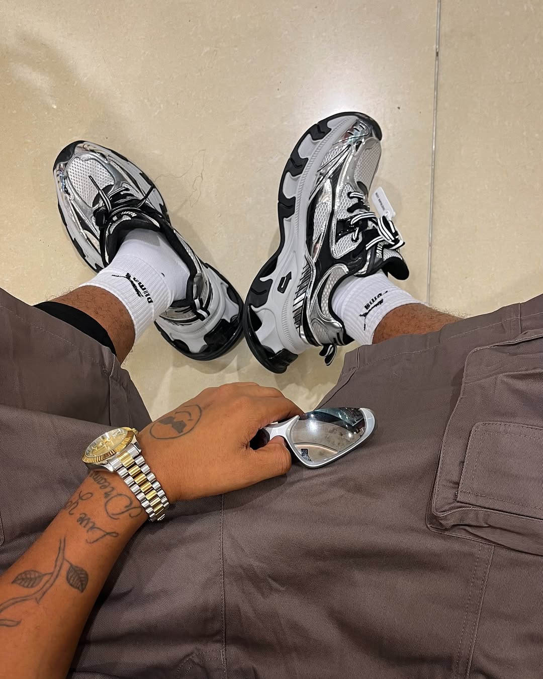 NEXT IMPULSIVE丨Papillon Series-Black - PSYLOS 1, NEXT IMPULSIVE丨Papillon Series-Black, Chunky Sneakers, NEXT IMPULSIVE•JAPAN, PSYLOS 1