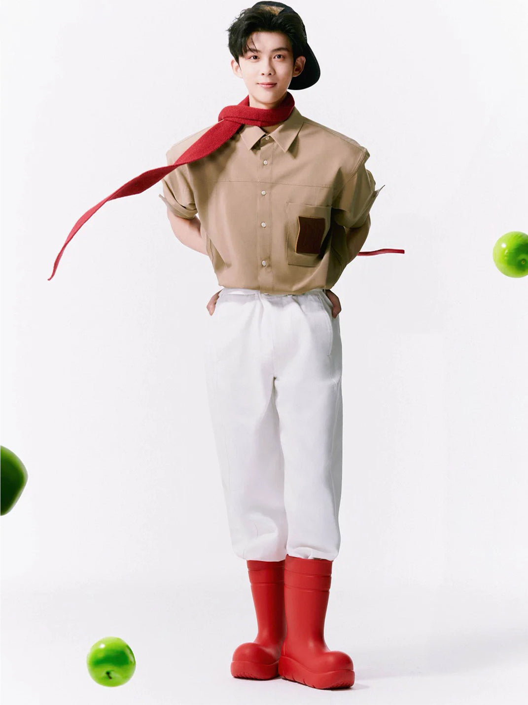 BEYS | Tall Clown Boots - Waterproof Platform-Red - PSYLOS 1, BEYS | Tall Clown Boots - Waterproof Platform-Red, Boots, BEYS, PSYLOS 1