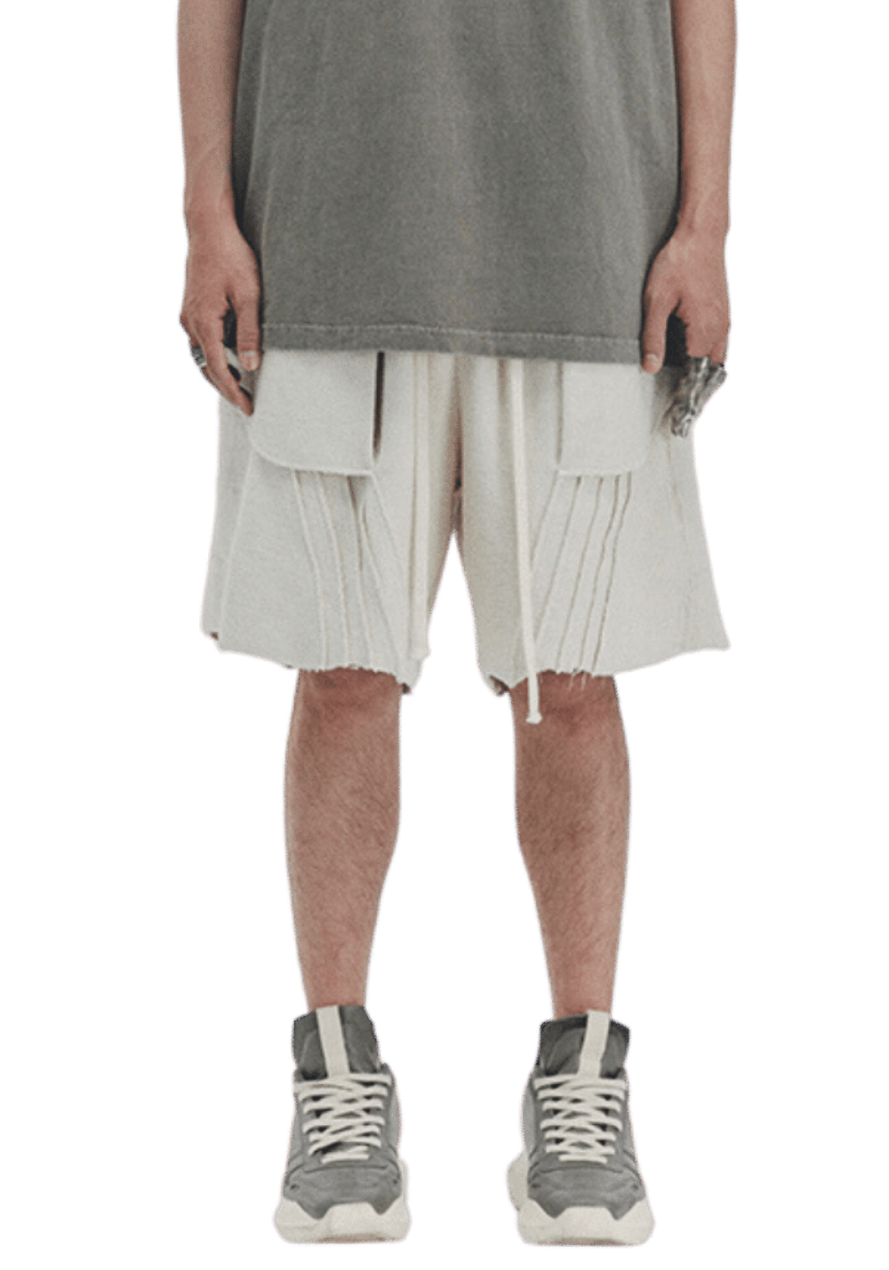 Deconstructed Ruffle Shorts - PSYLOS 1, Deconstructed Ruffle Shorts, Shorts, D5ove, PSYLOS 1