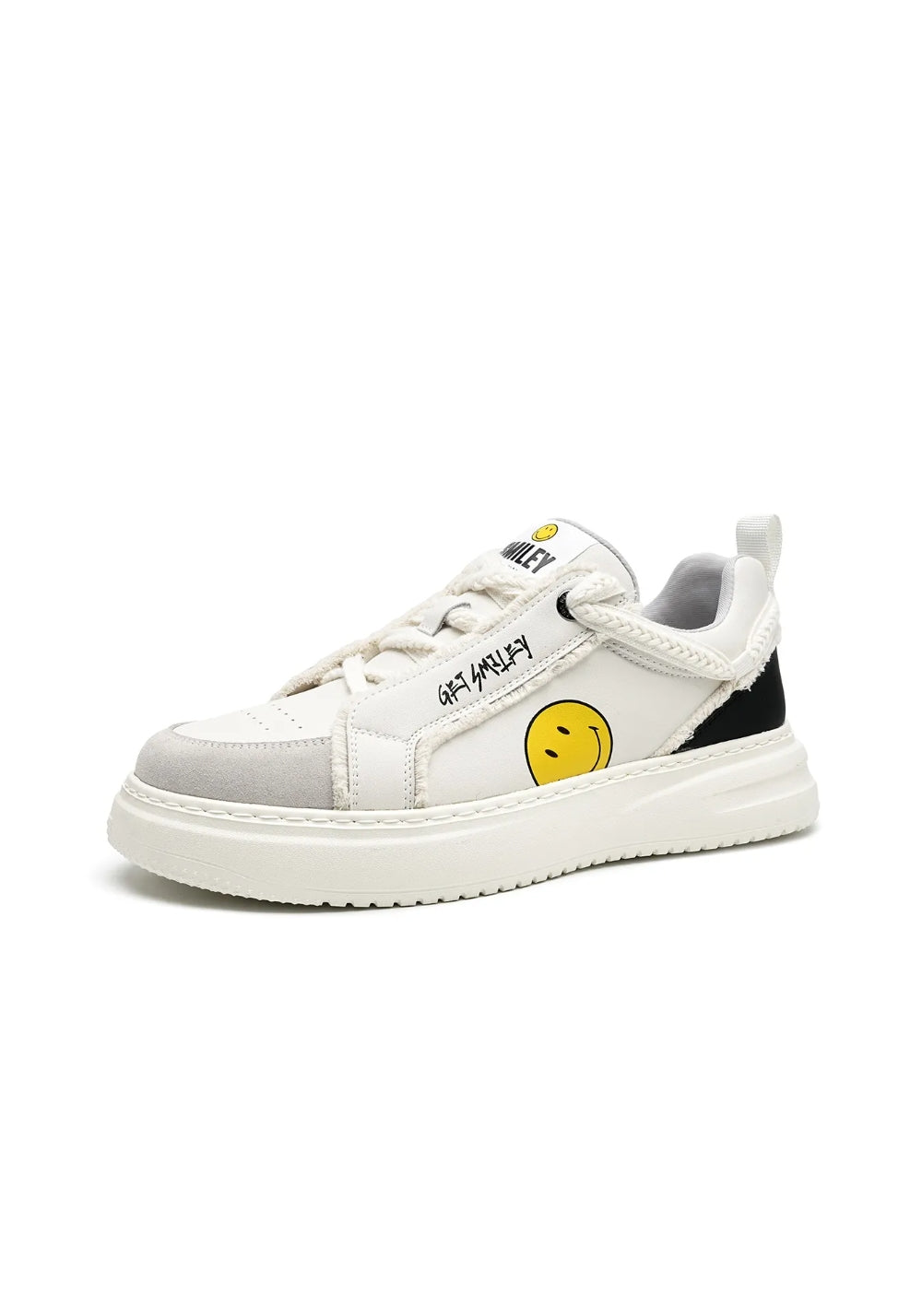 SMILEY丨Split Leather-Fabric Skate Shoes w/ Foam Sole - PSYLOS 1, SMILEY丨Split Leather-Fabric Skate Shoes w/ Foam Sole, Skate Shoes, SMILEY•JAPAN, PSYLOS 1