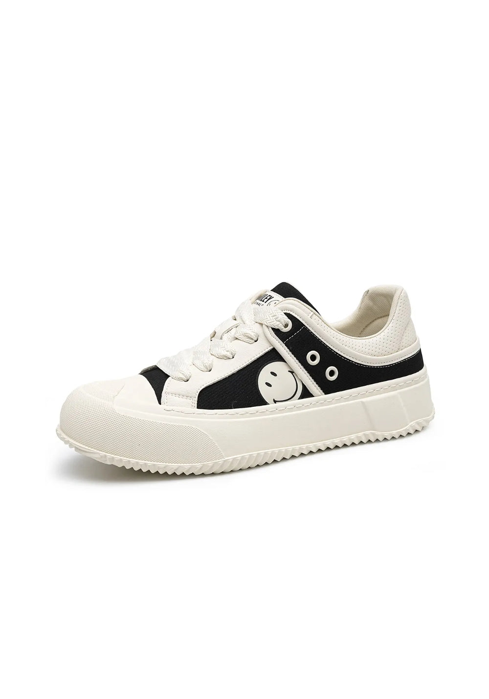 SMILEY丨Split Leather-Fabric Canvas Shoes - PSYLOS 1, SMILEY丨Split Leather-Fabric Canvas Shoes, Canvas Sneakers, SMILEY•JAPAN, PSYLOS 1