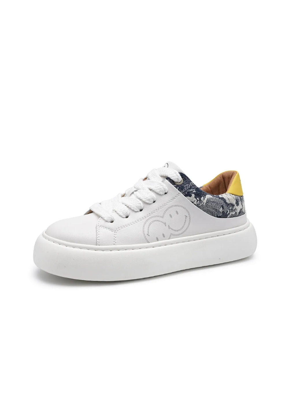 SMILEY丨Men's Lightweight Smiley Leather Sneakers - PSYLOS 1, SMILEY丨Men's Lightweight Smiley Leather Sneakers, Casual Sneakers, SMILEY•JAPAN, PSYLOS 1