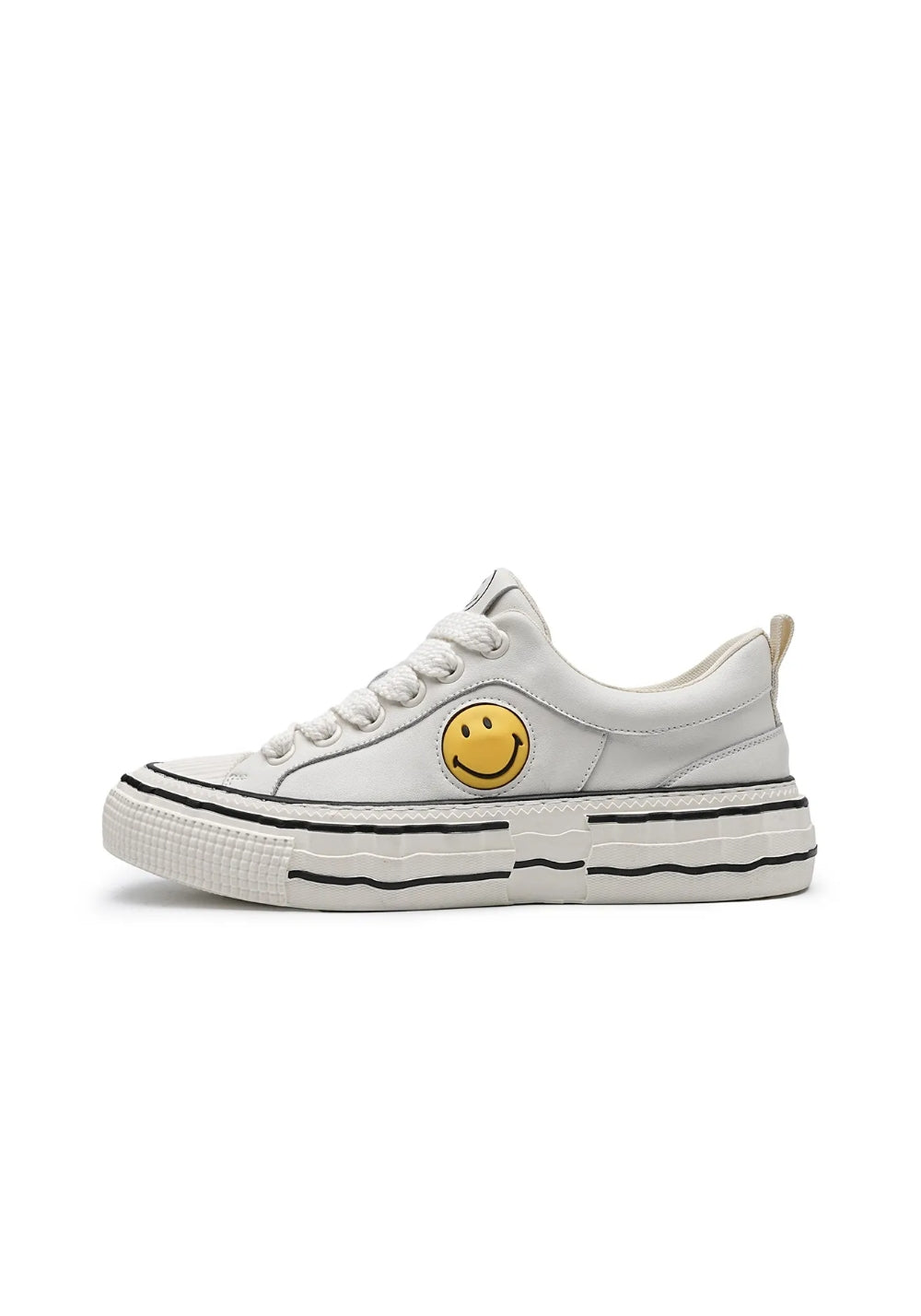SMILEY丨Smiley Split Leather Canvas Shoes - PSYLOS 1, SMILEY丨Smiley Split Leather Canvas Shoes, Canvas Sneakers, SMILEY•JAPAN, PSYLOS 1