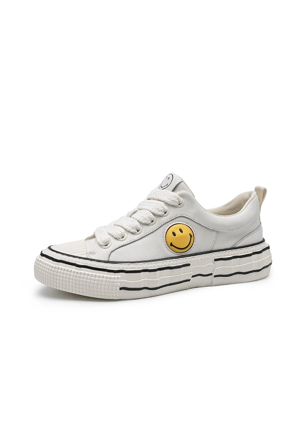 SMILEY丨Smiley Split Leather Canvas Shoes - PSYLOS 1, SMILEY丨Smiley Split Leather Canvas Shoes, Canvas Sneakers, SMILEY•JAPAN, PSYLOS 1