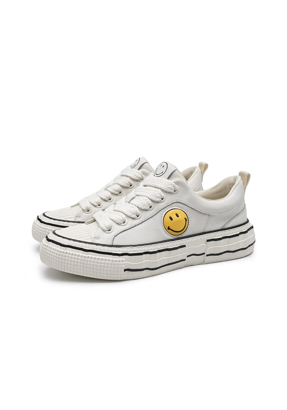 SMILEY丨Smiley Split Leather Canvas Shoes - PSYLOS 1, SMILEY丨Smiley Split Leather Canvas Shoes, Canvas Sneakers, SMILEY•JAPAN, PSYLOS 1