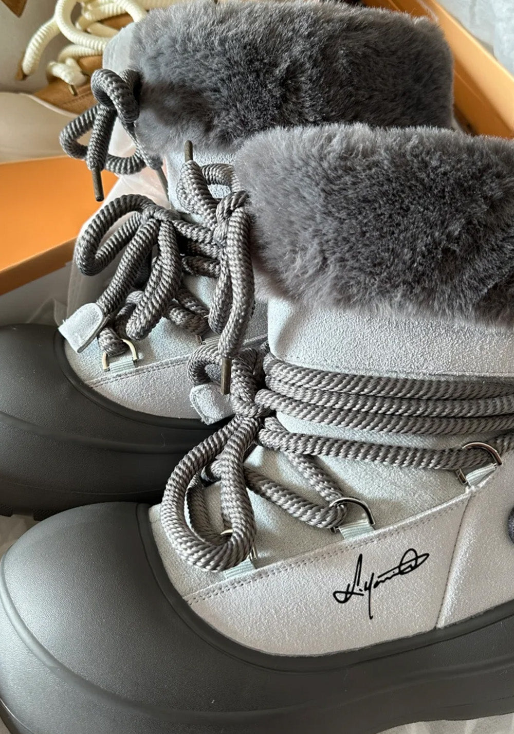 KILLWINNER丨Short Fur Long Tube Snow Boots - PSYLOS 1, KILLWINNER丨Short Fur Long Tube Snow Boots, Boots, KILLWINNER, PSYLOS 1