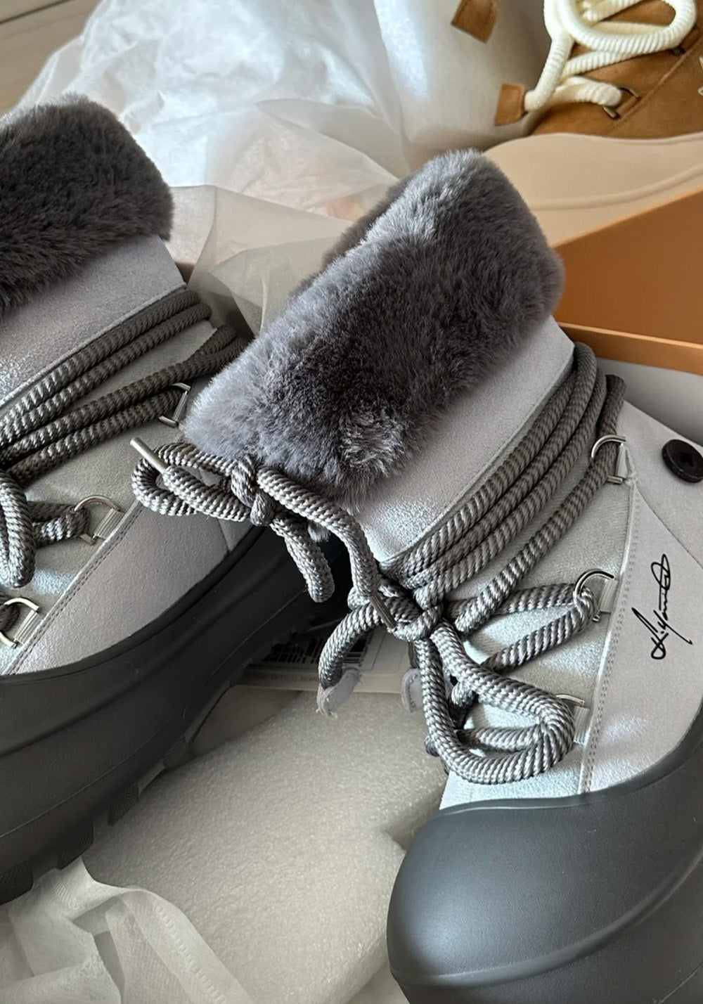 KILLWINNER丨Short Fur Long Tube Snow Boots - PSYLOS 1, KILLWINNER丨Short Fur Long Tube Snow Boots, Boots, KILLWINNER, PSYLOS 1