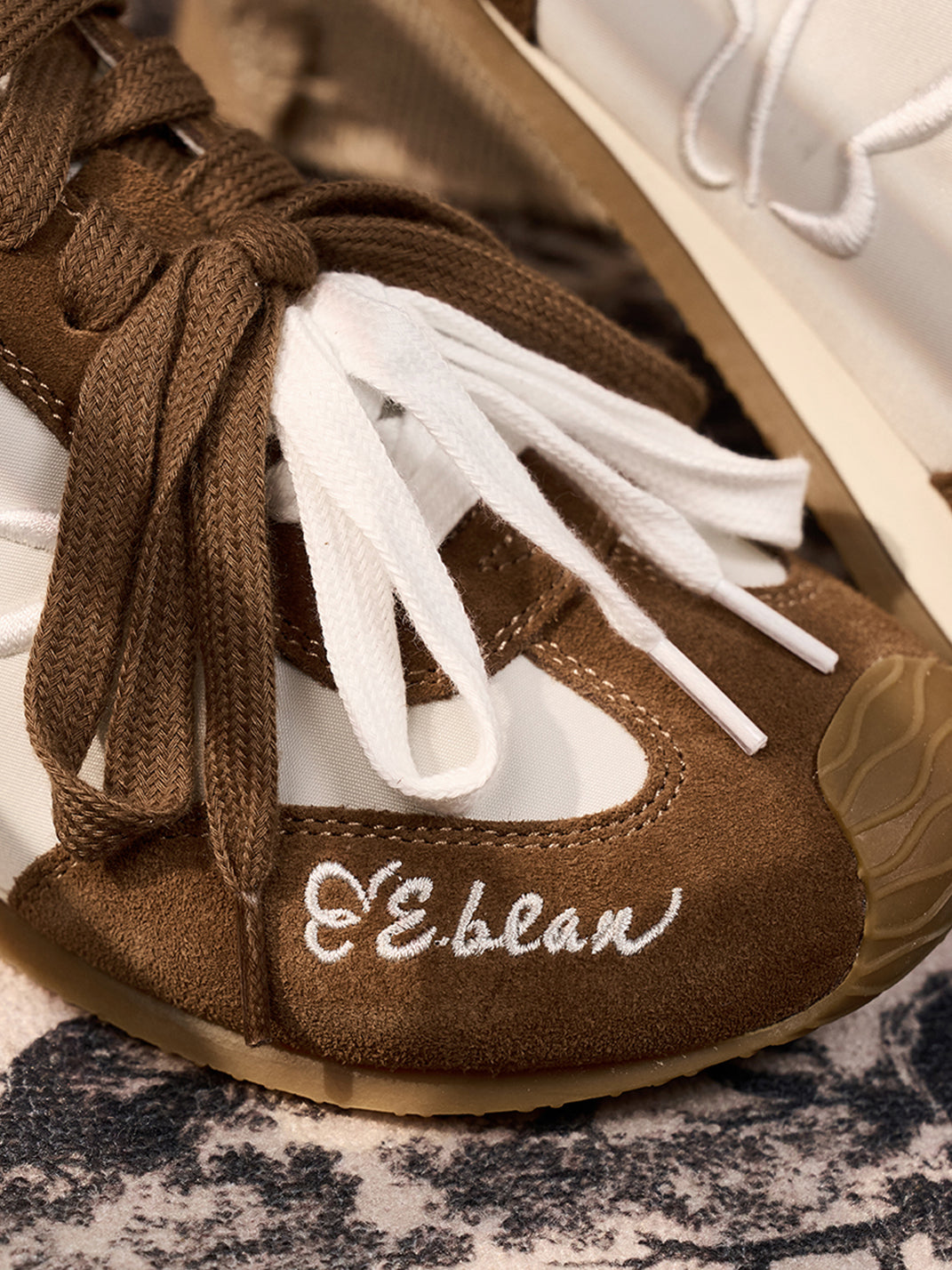 EBLAN丨Two-Tone Lace Retro Leather Training Shoes - PSYLOS 1, EBLAN丨Two-Tone Lace Retro Leather Training Shoes, Shoes, EBLAN, PSYLOS 1