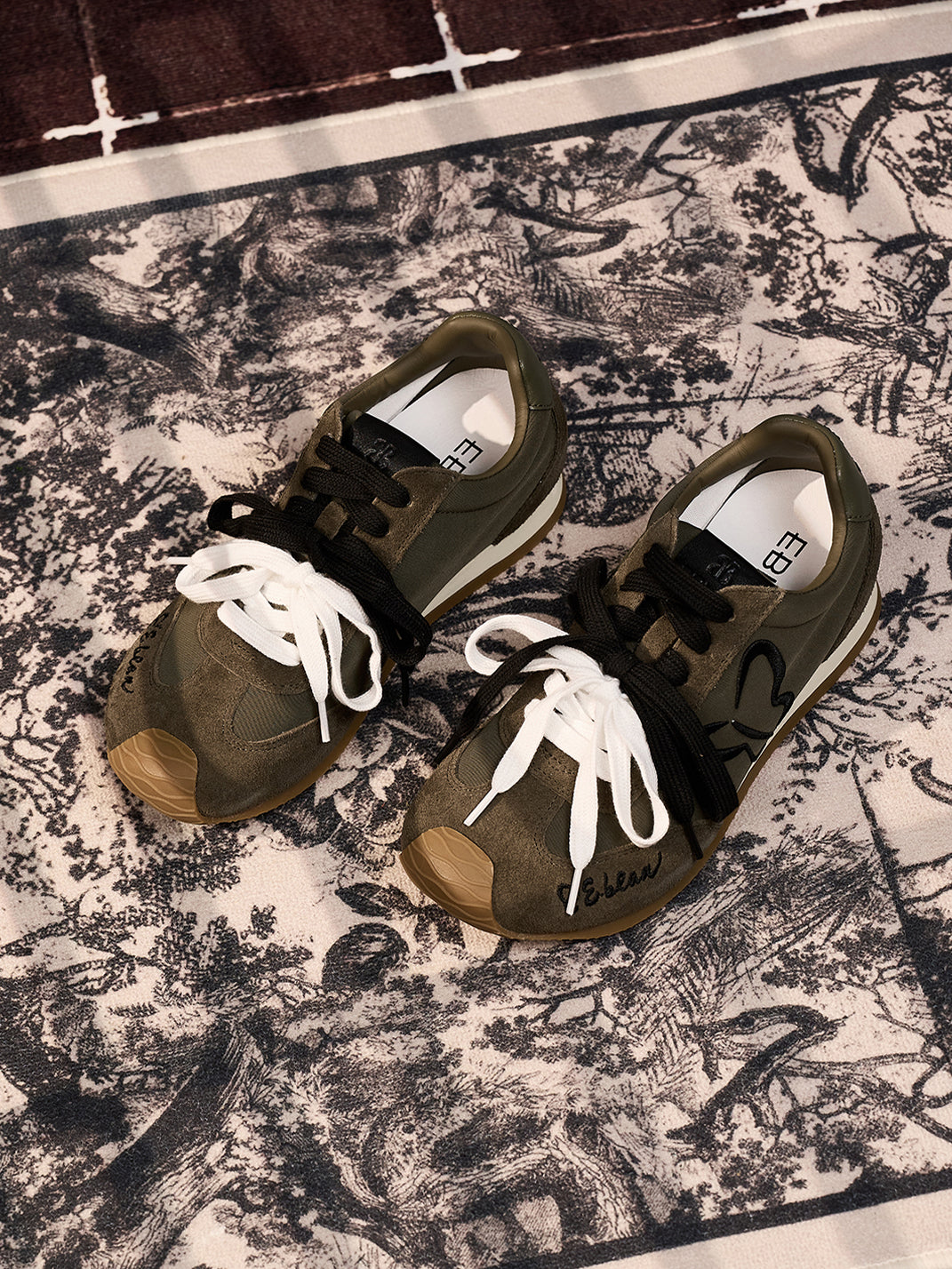 EBLAN丨Two-Tone Lace Retro Leather Training Shoes - PSYLOS 1, EBLAN丨Two-Tone Lace Retro Leather Training Shoes, Shoes, EBLAN, PSYLOS 1