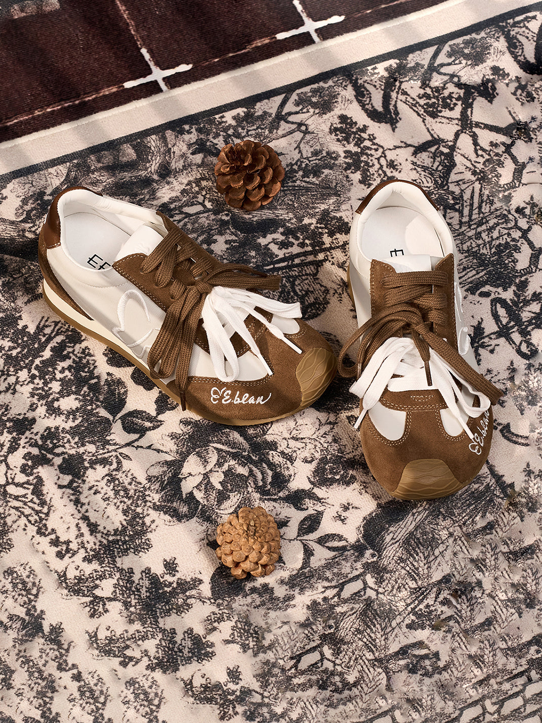 EBLAN丨Two-Tone Lace Retro Leather Training Shoes - PSYLOS 1, EBLAN丨Two-Tone Lace Retro Leather Training Shoes, Shoes, EBLAN, PSYLOS 1