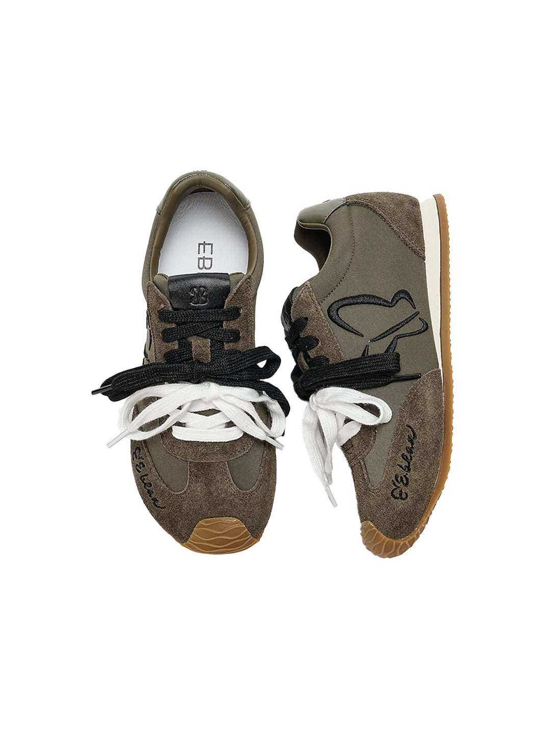 EBLAN丨Two-Tone Lace Retro Leather Training Shoes - PSYLOS 1, EBLAN丨Two-Tone Lace Retro Leather Training Shoes, Shoes, EBLAN, PSYLOS 1