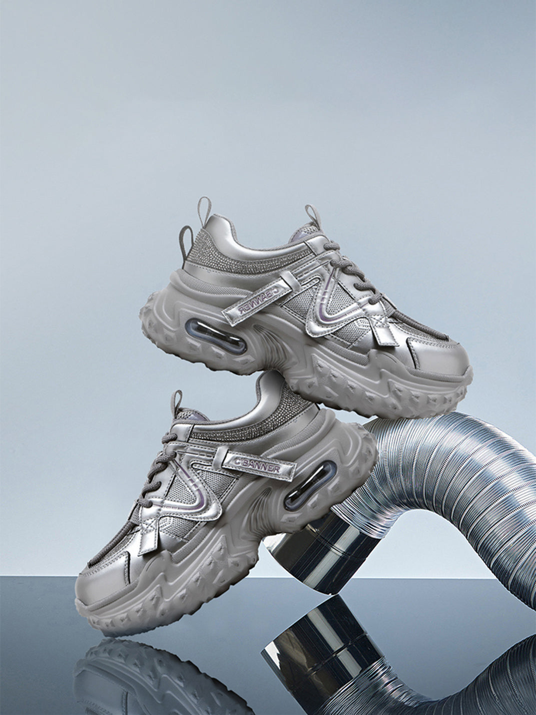 C.BANNER丨Chunky Low-Top Dad Sneakers Casual Wear - PSYLOS 1, C.BANNER丨Chunky Low-Top Dad Sneakers Casual Wear, Shoes, C.BANNER, PSYLOS 1