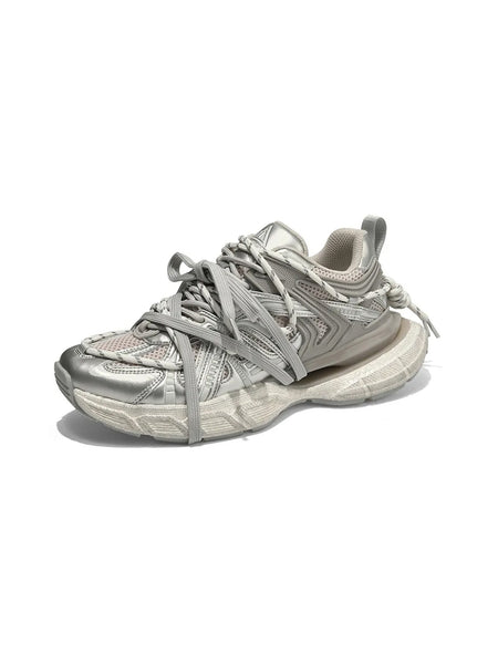 MASON GARMENTS | “Dazzle" Double Laced Chunky Fashion Sneaker-Extra Lace - PSYLOS 1, MASON GARMENTS | “Dazzle" Double Laced Chunky Fashion Sneaker-Extra Lace, Unisex Shoes, MASON GARMENTS, PSYLOS 1
