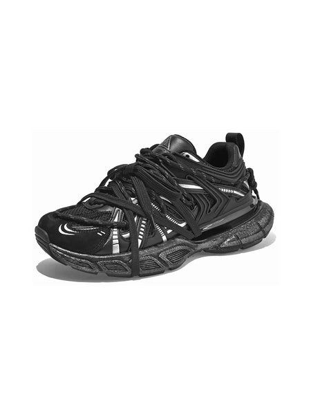MASON GARMENTS | “Dazzle" Double Laced Chunky Fashion Sneaker-Extra Lace - PSYLOS 1, MASON GARMENTS | “Dazzle" Double Laced Chunky Fashion Sneaker-Extra Lace, Unisex Shoes, MASON GARMENTS, PSYLOS 1
