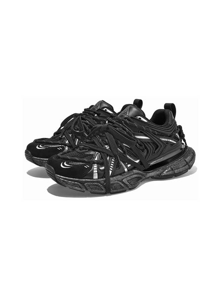 MASON GARMENTS | “Dazzle" Double Laced Chunky Fashion Sneaker-Extra Lace - PSYLOS 1, MASON GARMENTS | “Dazzle" Double Laced Chunky Fashion Sneaker-Extra Lace, Unisex Shoes, MASON GARMENTS, PSYLOS 1