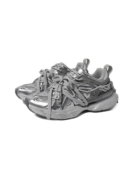MASON GARMENTS | “Dazzle" Double Laced Chunky Fashion Sneaker-Extra Lace - PSYLOS 1, MASON GARMENTS | “Dazzle" Double Laced Chunky Fashion Sneaker-Extra Lace, Unisex Shoes, MASON GARMENTS, PSYLOS 1