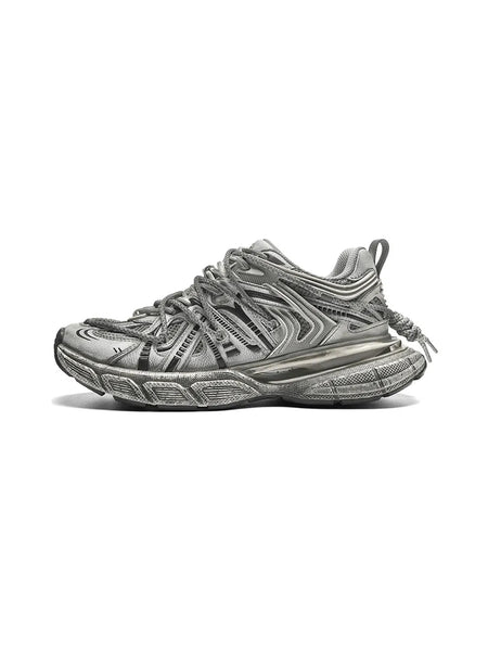 MASON GARMENTS | “Dazzle" Double Laced Chunky Fashion Sneaker-Aged - PSYLOS 1, MASON GARMENTS | “Dazzle" Double Laced Chunky Fashion Sneaker-Aged, Unisex Shoes, MASON GARMENTS, PSYLOS 1