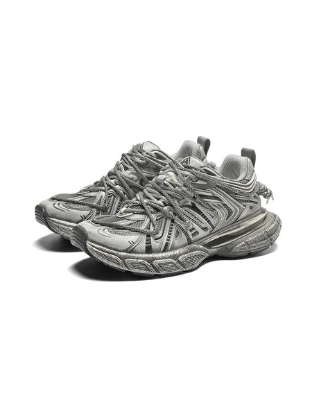 MASON GARMENTS | “Dazzle" Double Laced Chunky Fashion Sneaker-Aged - PSYLOS 1, MASON GARMENTS | “Dazzle" Double Laced Chunky Fashion Sneaker-Aged, Unisex Shoes, MASON GARMENTS, PSYLOS 1