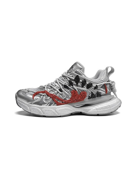 MASON GARMENTS | “Dazzle" Double Laced Chunky Fashion Sneaker-Venom - PSYLOS 1, MASON GARMENTS | “Dazzle" Double Laced Chunky Fashion Sneaker-Venom, Unisex Shoes, MASON GARMENTS, PSYLOS 1