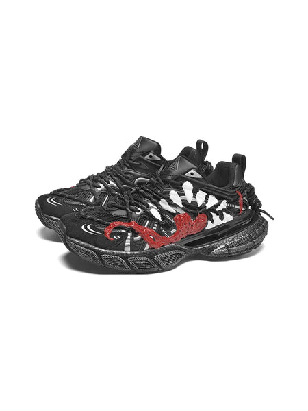 MASON GARMENTS | “Dazzle" Double Laced Chunky Fashion Sneaker-Venom - PSYLOS 1, MASON GARMENTS | “Dazzle" Double Laced Chunky Fashion Sneaker-Venom, Unisex Shoes, MASON GARMENTS, PSYLOS 1