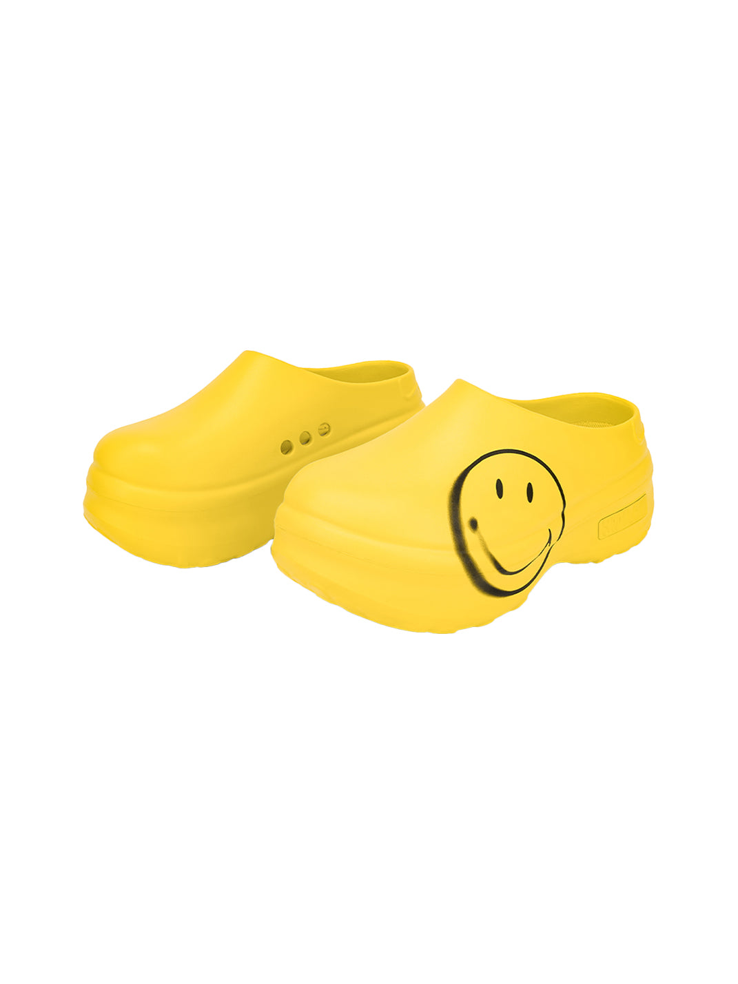 SMILEY | Yellow Slip-On Platform Chef Shoes - PSYLOS 1, SMILEY | Yellow Slip-On Platform Chef Shoes, Sandals, SMILEY•JAPAN, PSYLOS 1