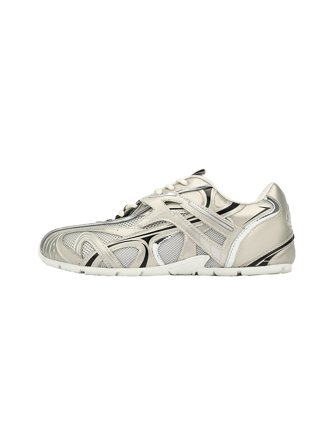 NEXT IMPULSIVE |  Techwear Trainer Sneaker -Metallic Silver - PSYLOS 1, NEXT IMPULSIVE |  Techwear Trainer Sneaker -Metallic Silver, Retro Trainers, NEXT IMPULSIVE, PSYLOS 1
