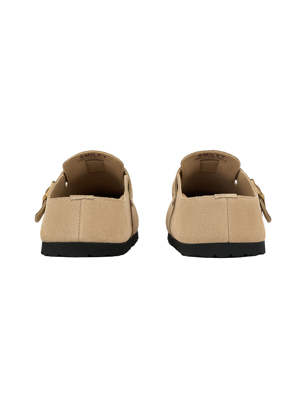 SMILEY | Smiley Platform Slip-On Buckle Slides-Beige - PSYLOS 1, SMILEY | Smiley Platform Slip-On Buckle Slides-Beige, Slippers, SMILEY•JAPAN, PSYLOS 1