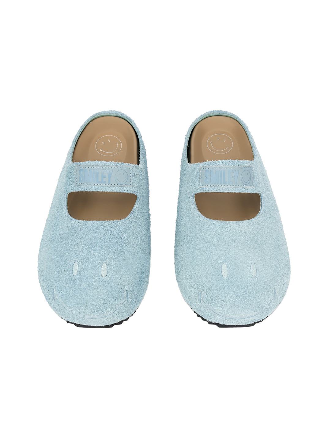 SMILEY | Blue Slip-On Mary Jane Mules - PSYLOS 1, SMILEY | Blue Slip-On Mary Jane Mules, Slippers, SMILEY•JAPAN, PSYLOS 1