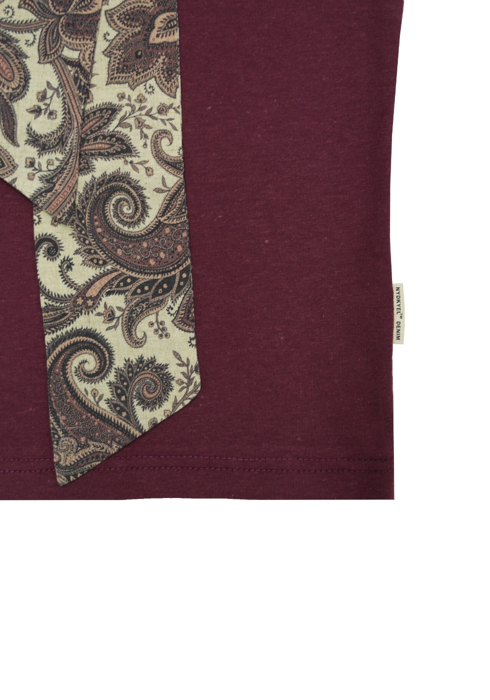 NyDkyel丨Detachable Tie Hemp Vest - Contrast Print-Red - PSYLOS 1, NyDkyel丨Detachable Tie Hemp Vest - Contrast Print-Red, Vest, NyDkyel, PSYLOS 1