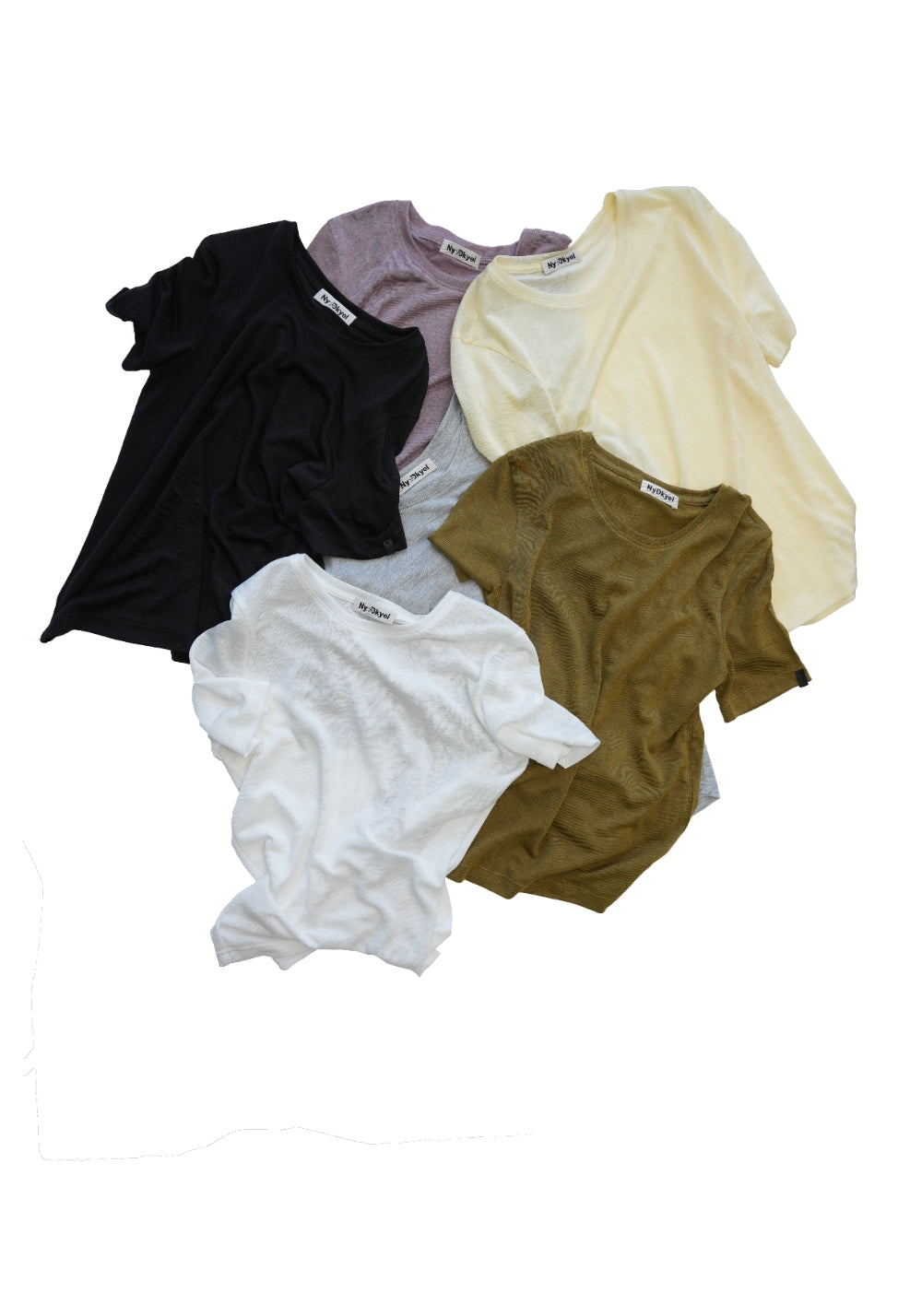 NyDkyel丨Lightweight Knit Tee - Dropped Shoulder Fit-White - PSYLOS 1, NyDkyel丨Lightweight Knit Tee - Dropped Shoulder Fit-White, Shirts, NyDkyel, PSYLOS 1