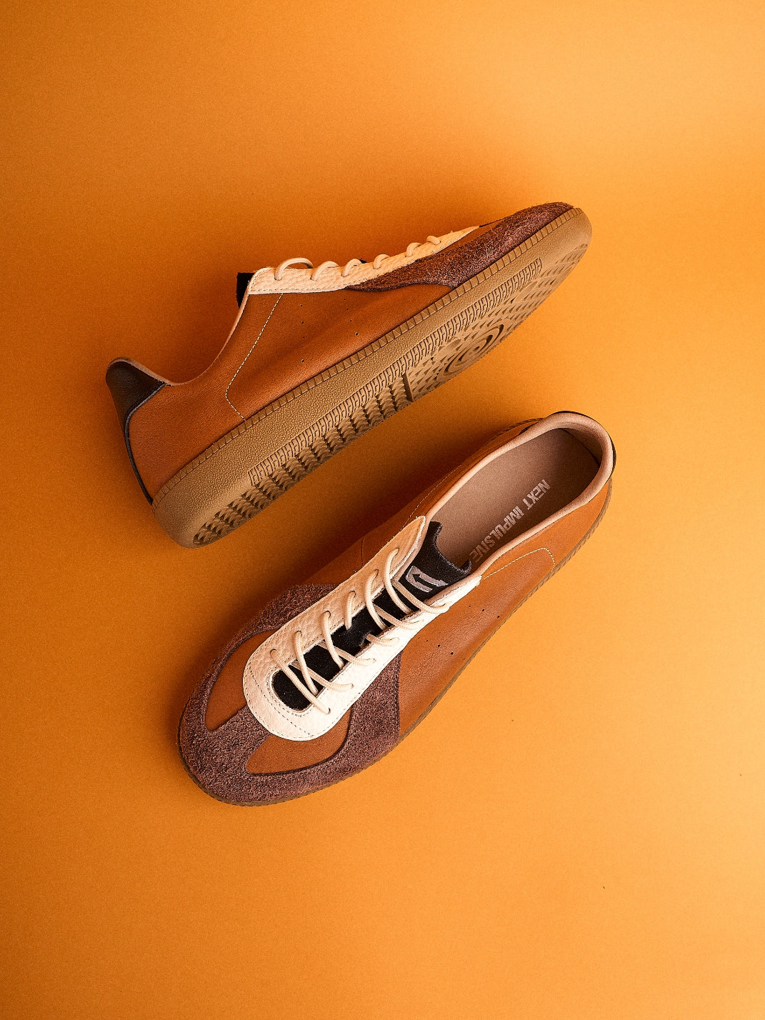 NEXT IMPULSIVE丨Halo Retro Sneakers - Spring Edition(Brown) - PSYLOS 1, NEXT IMPULSIVE丨Halo Retro Sneakers - Spring Edition(Brown), Retro Trainers, NEXT IMPULSIVE•JAPAN, PSYLOS 1