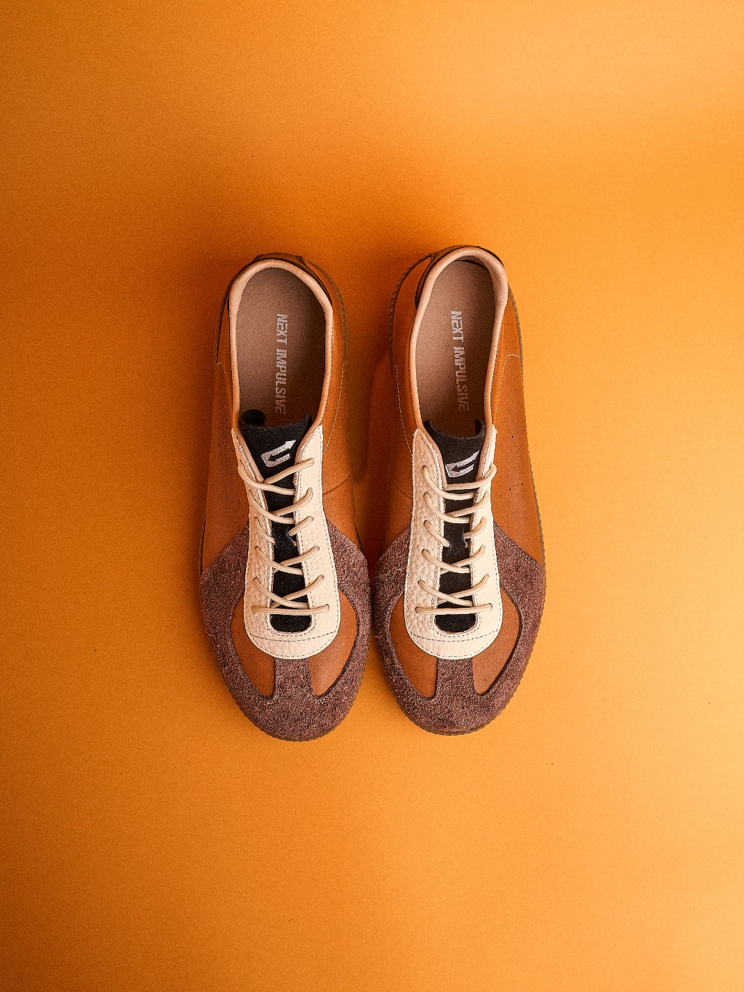 NEXT IMPULSIVE丨Halo Retro Sneakers - Spring Edition(Brown) - PSYLOS 1, NEXT IMPULSIVE丨Halo Retro Sneakers - Spring Edition(Brown), Retro Trainers, NEXT IMPULSIVE•JAPAN, PSYLOS 1